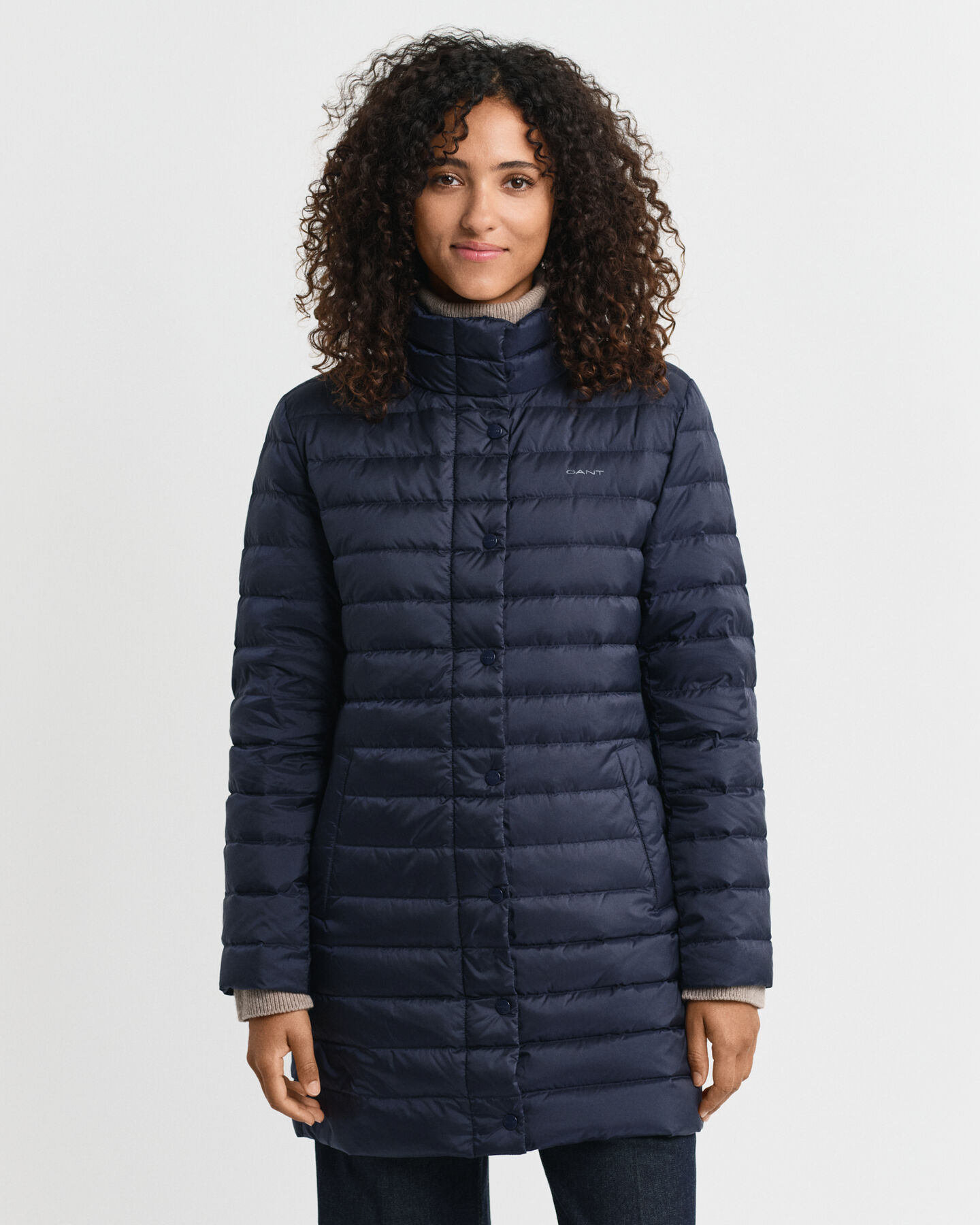 Leichter Daunenmantel