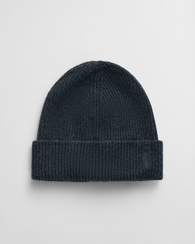 Feinstrick Beanie aus Wolle