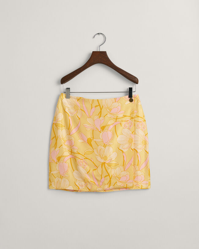 Magnolia Print Mini Wickelrock