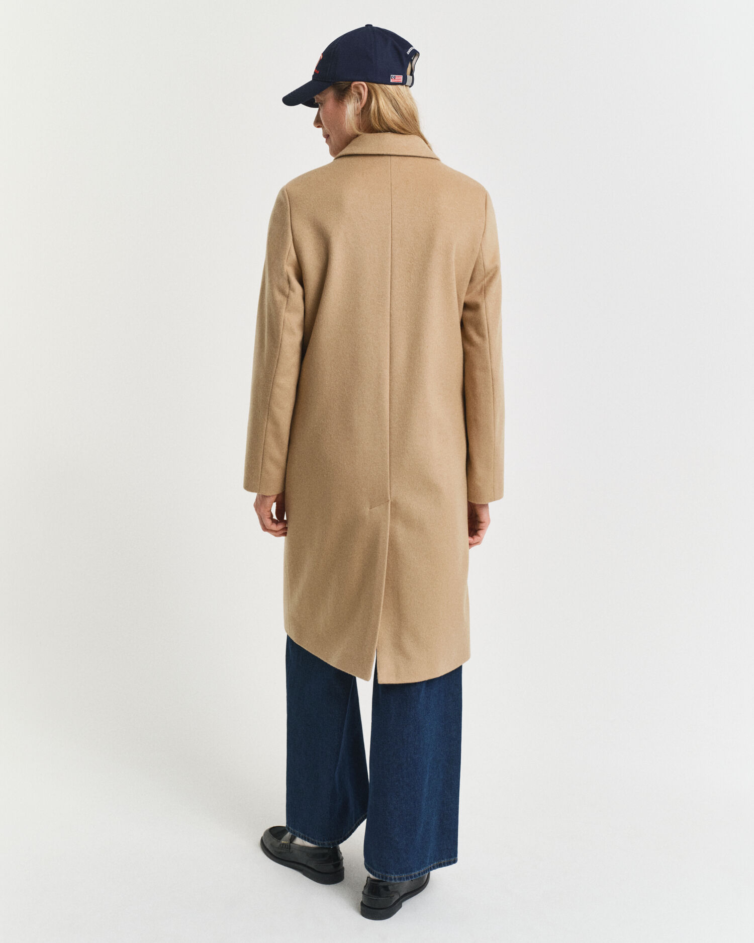 Classic Tailored Wool Blend Coat