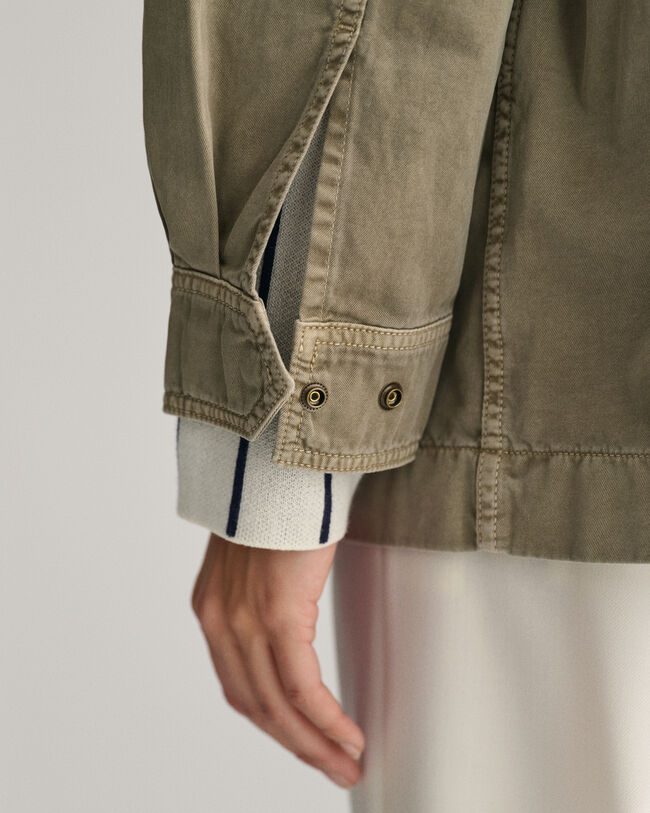 Stückgefärbte Feldjacke