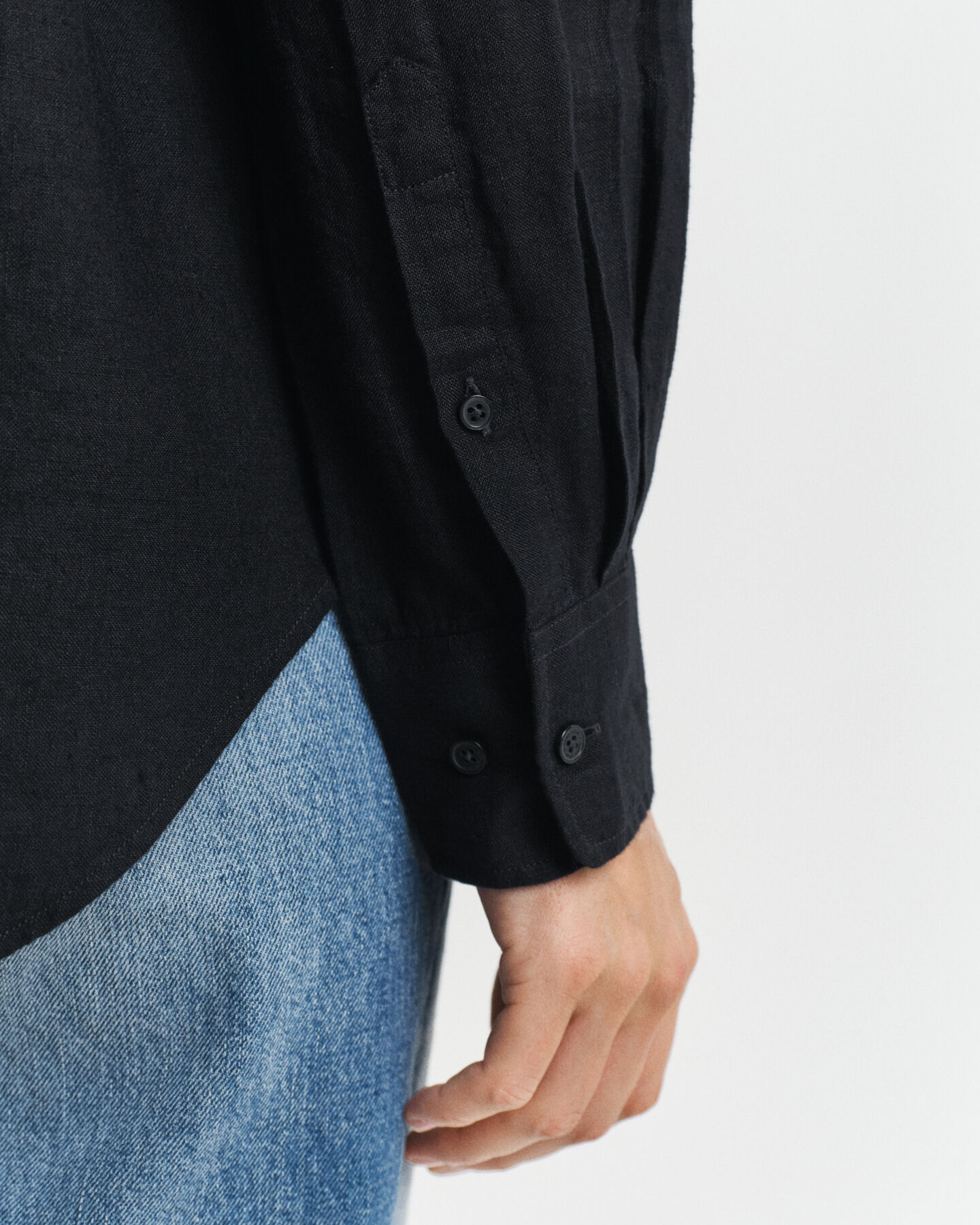 Relaxed Fit Leinen Bluse