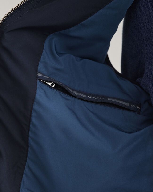 Gesteppte Windcheater Weste