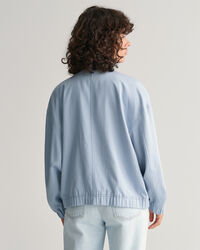 Bomberjacke aus Leinenmischung