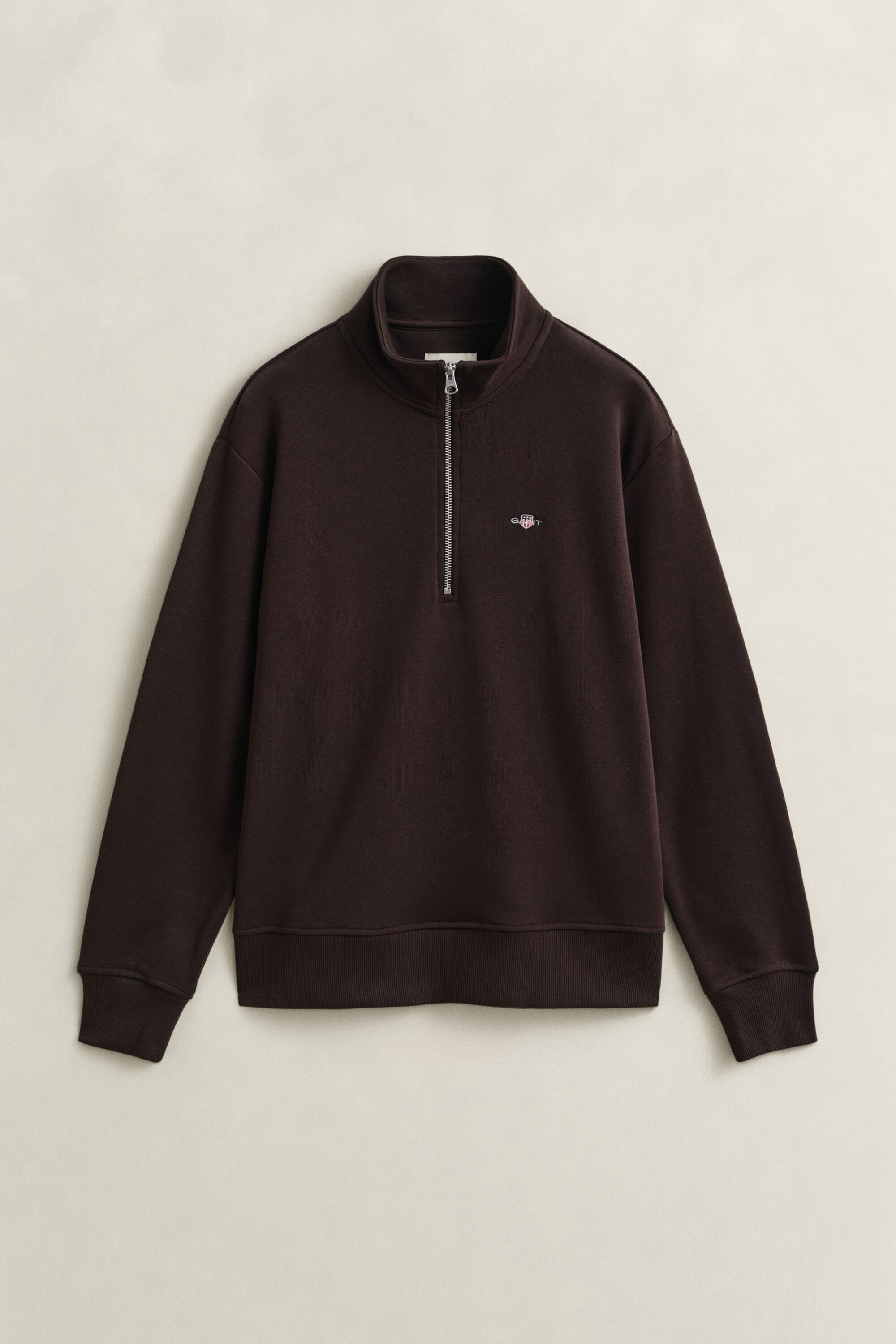 Shield Sweatshirt mit Reißverschlusskragen