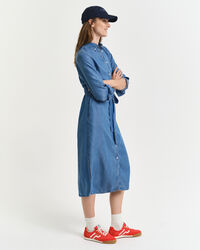 Chambray Hemdblusenkleid
