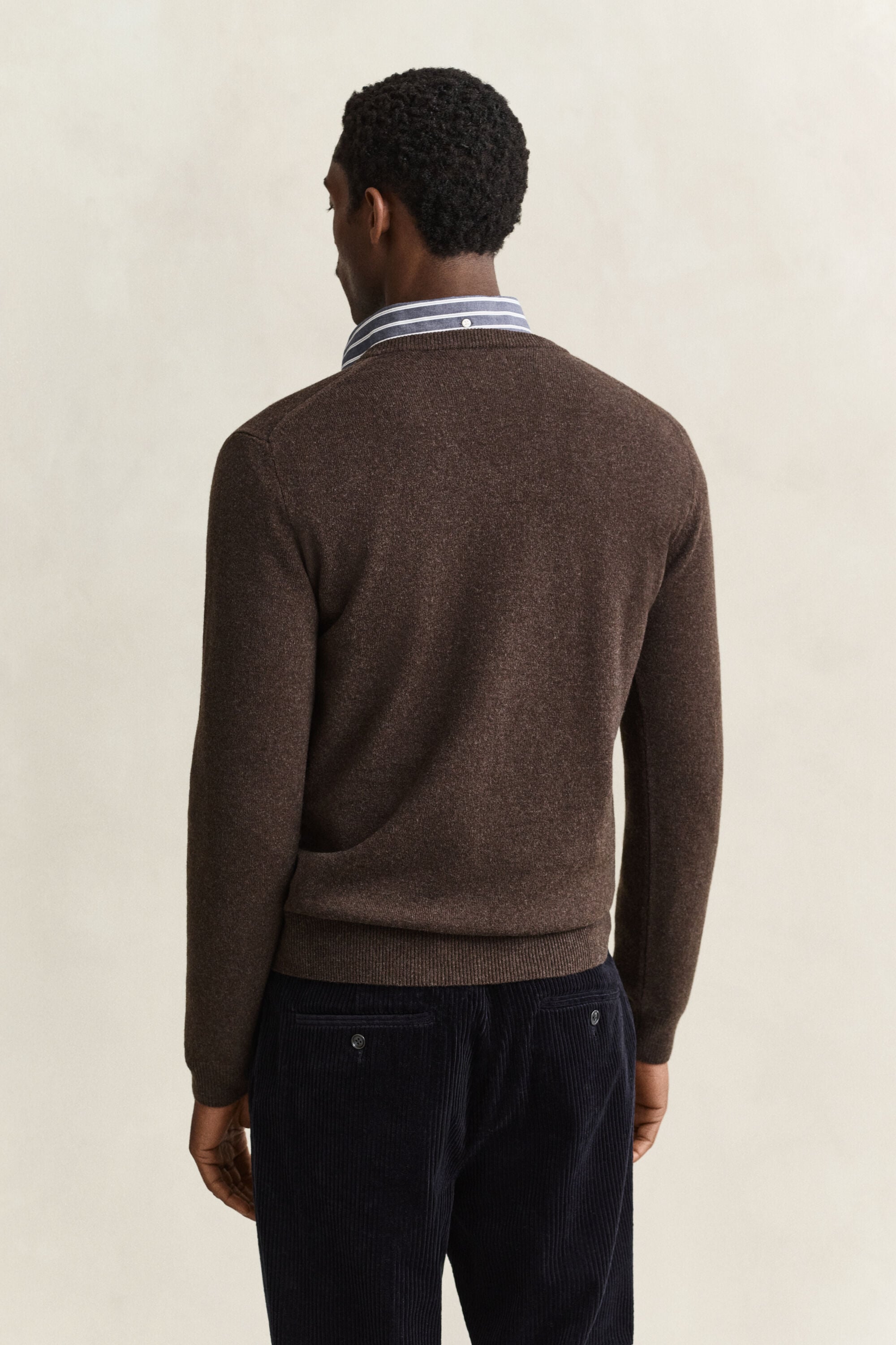 V-Neck Pullover aus Lambswool