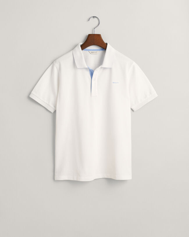 Teens Kontrast Piqu&eacute; Poloshirt