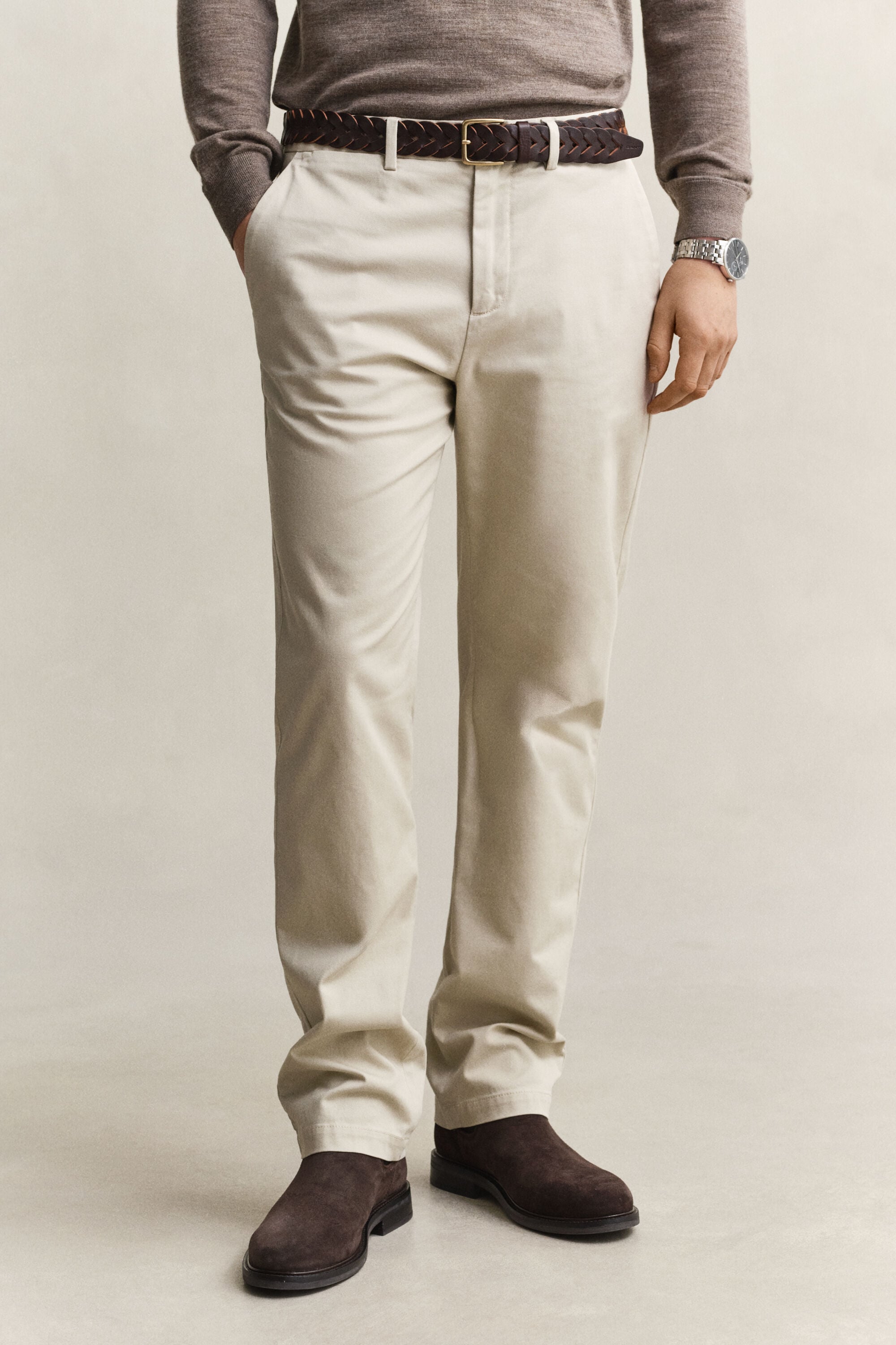 Regular Fit Smart Chinohose