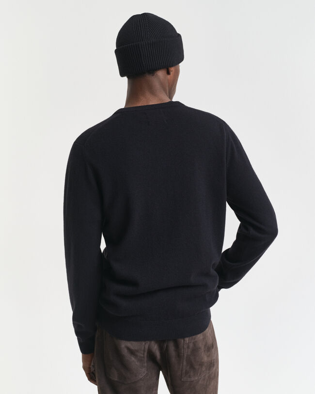 Superfine Lambswool V-Neck Pullover