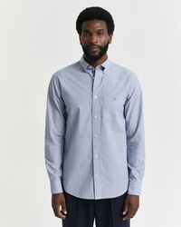 Regular Fit Dobby Dot Hemd mit Streifen