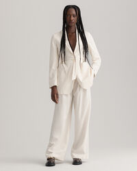 Nadelstreifen-Blazer mit Gürtel