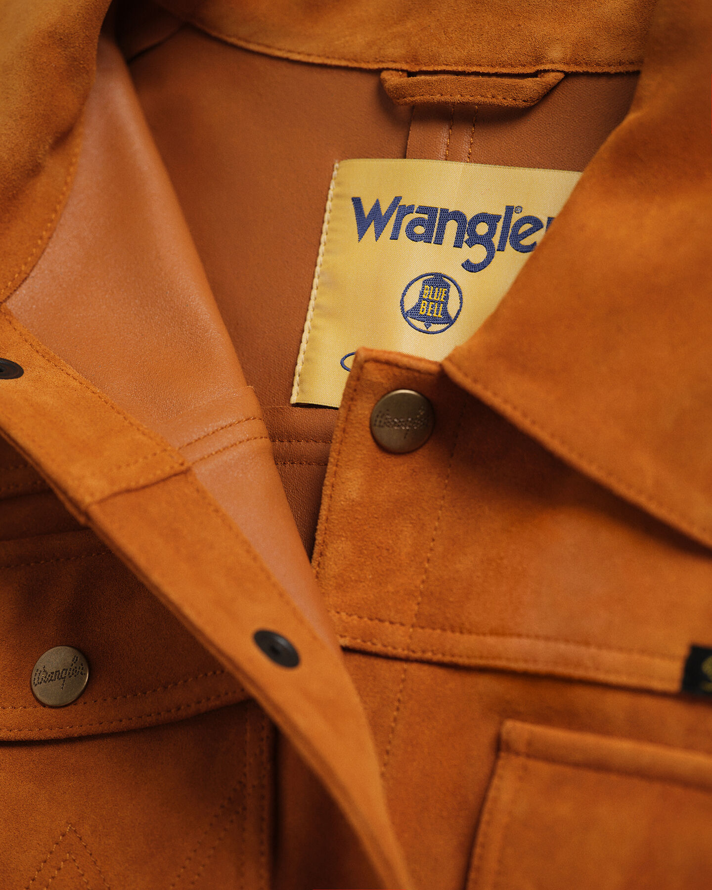 Wrangler x GANT Velourslederjacke