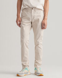 Hallden Slim Fit Twill Chinohose