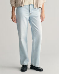 Rigid Jeans mit geradem Bein