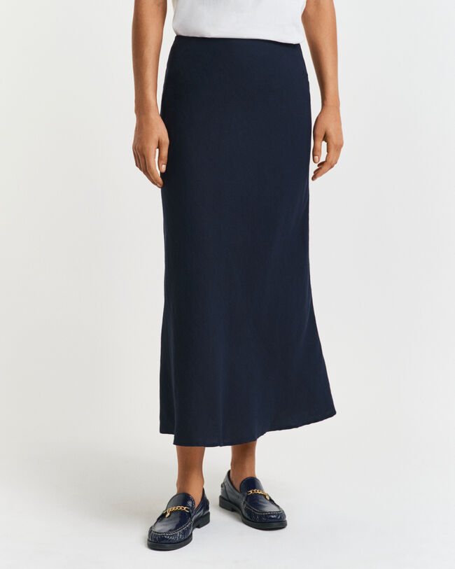 Rock aus Leinenmischung