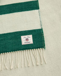 Gestreifte Wolldecke