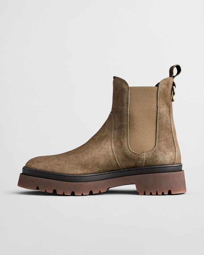 Aligrey Chelsea Boot aus Veloursleder