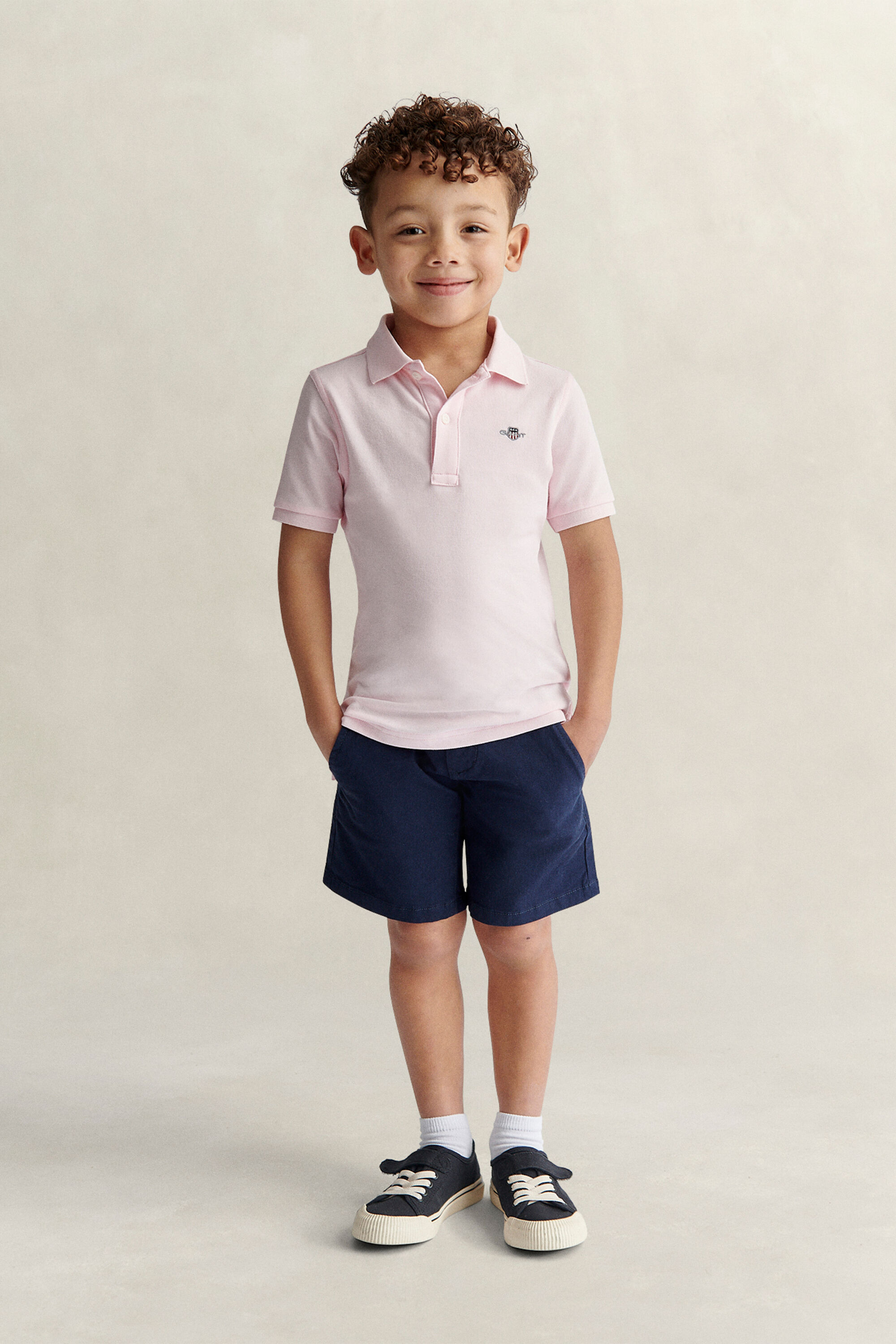 Kids Shield Piqué Polo Shirt
