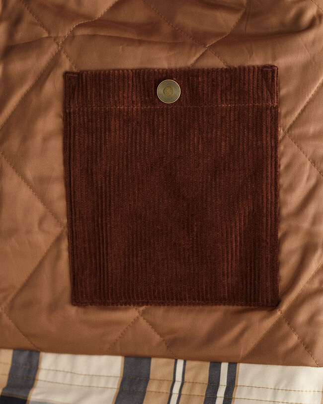 Verkürzte Jacke mit Karomuster