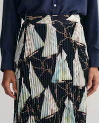 Sailing Print Faltenrock