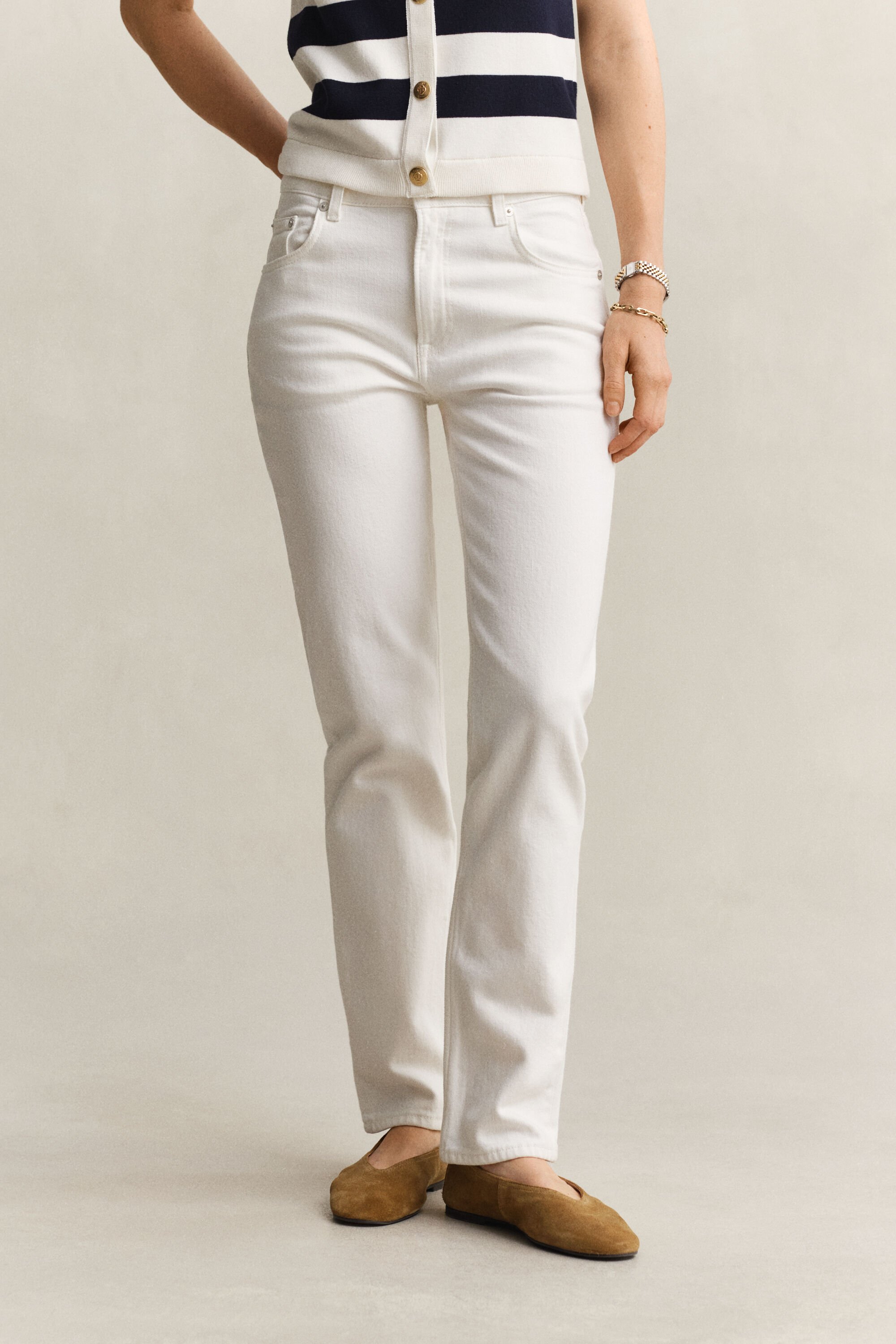 Straight Leg Stretch Jeans