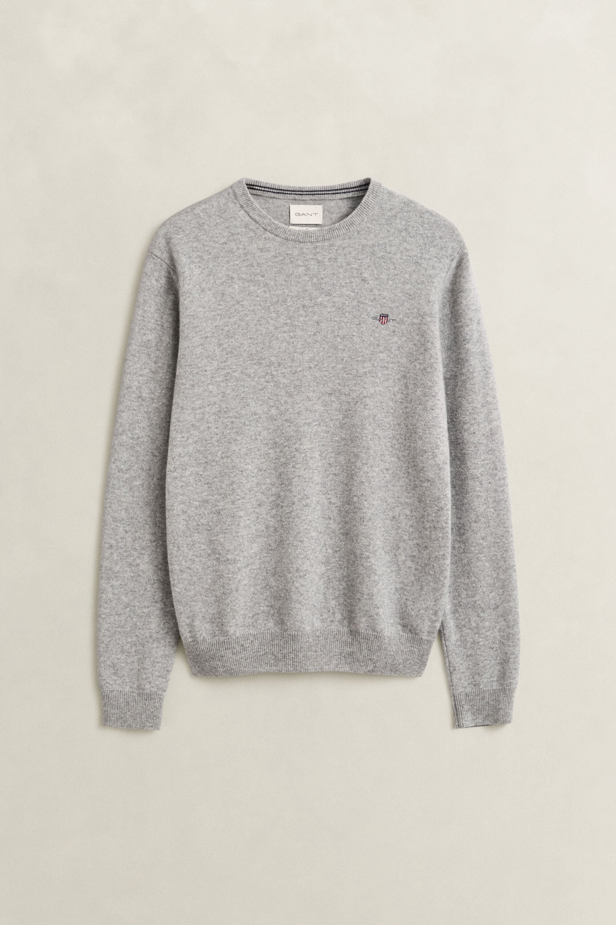 Rundhalspullover aus Lambswool