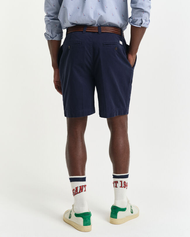 Relaxed Fit Chinoshorts aus Baumwolltwill