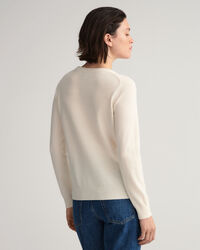 Rundhalspullover aus Super Fine Lambswool