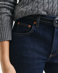 Stretch-Jeans mit geradem Bein