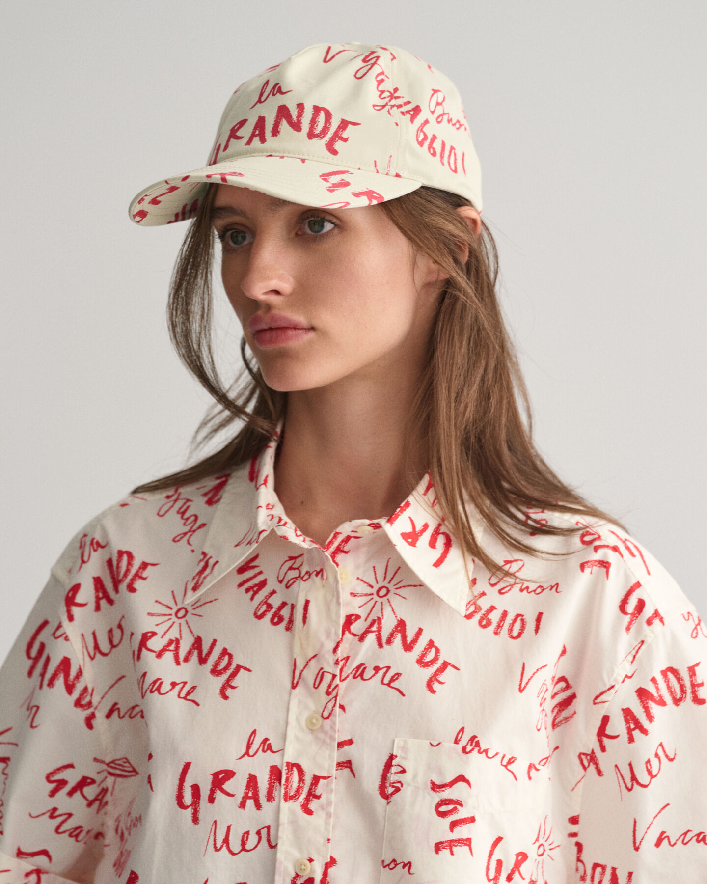 Cap mit Text-Print