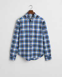 Regular Fit Hemd mit strukturiertem Karomuster