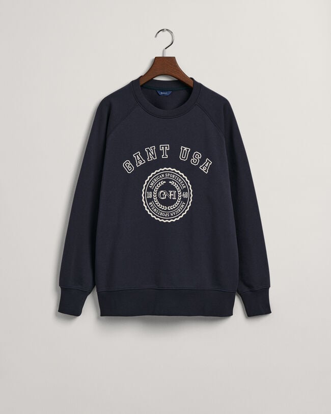 Oversized GANT USA Rundhals-Sweatshirt