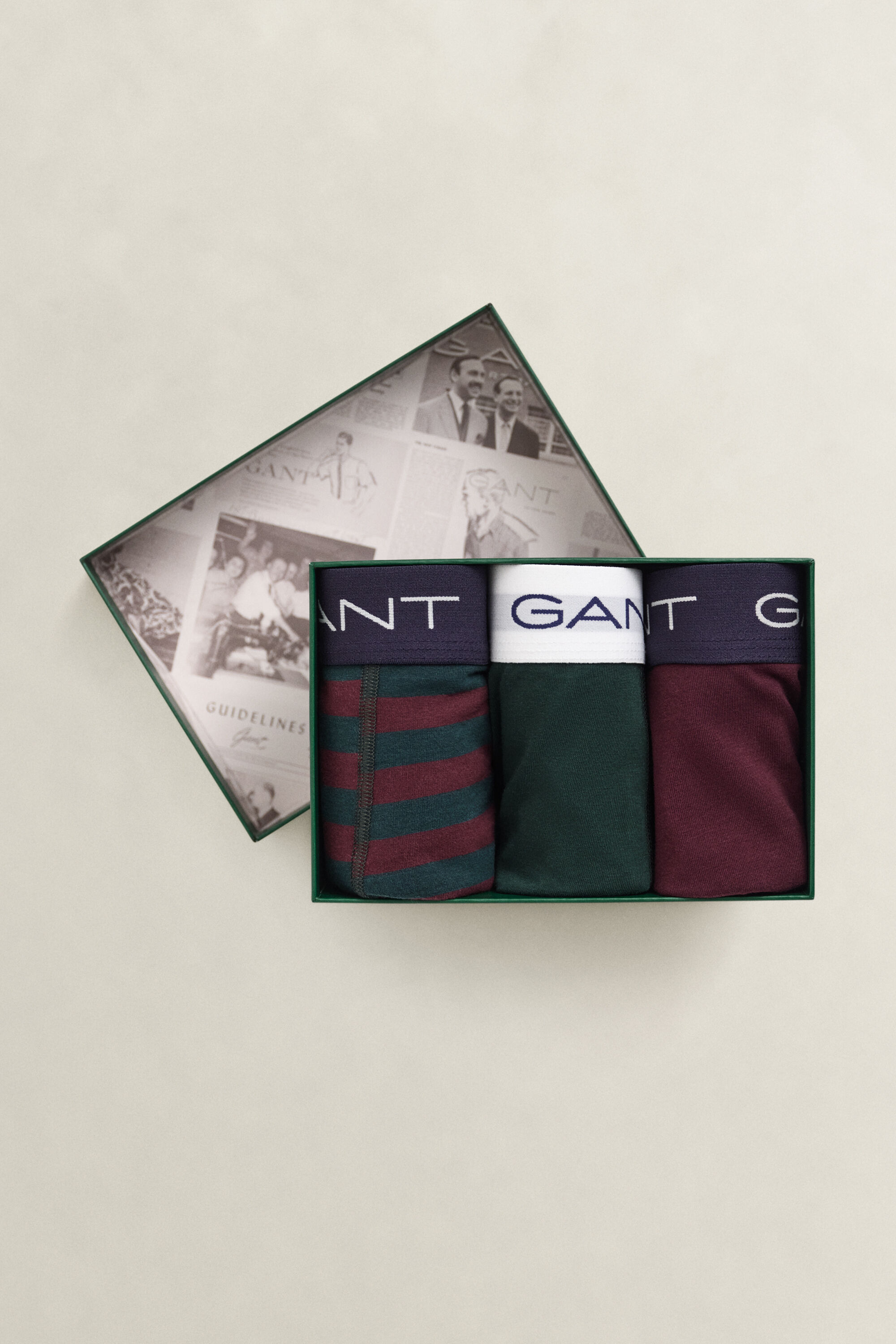 3-Pack Striped Trunks Gift Box