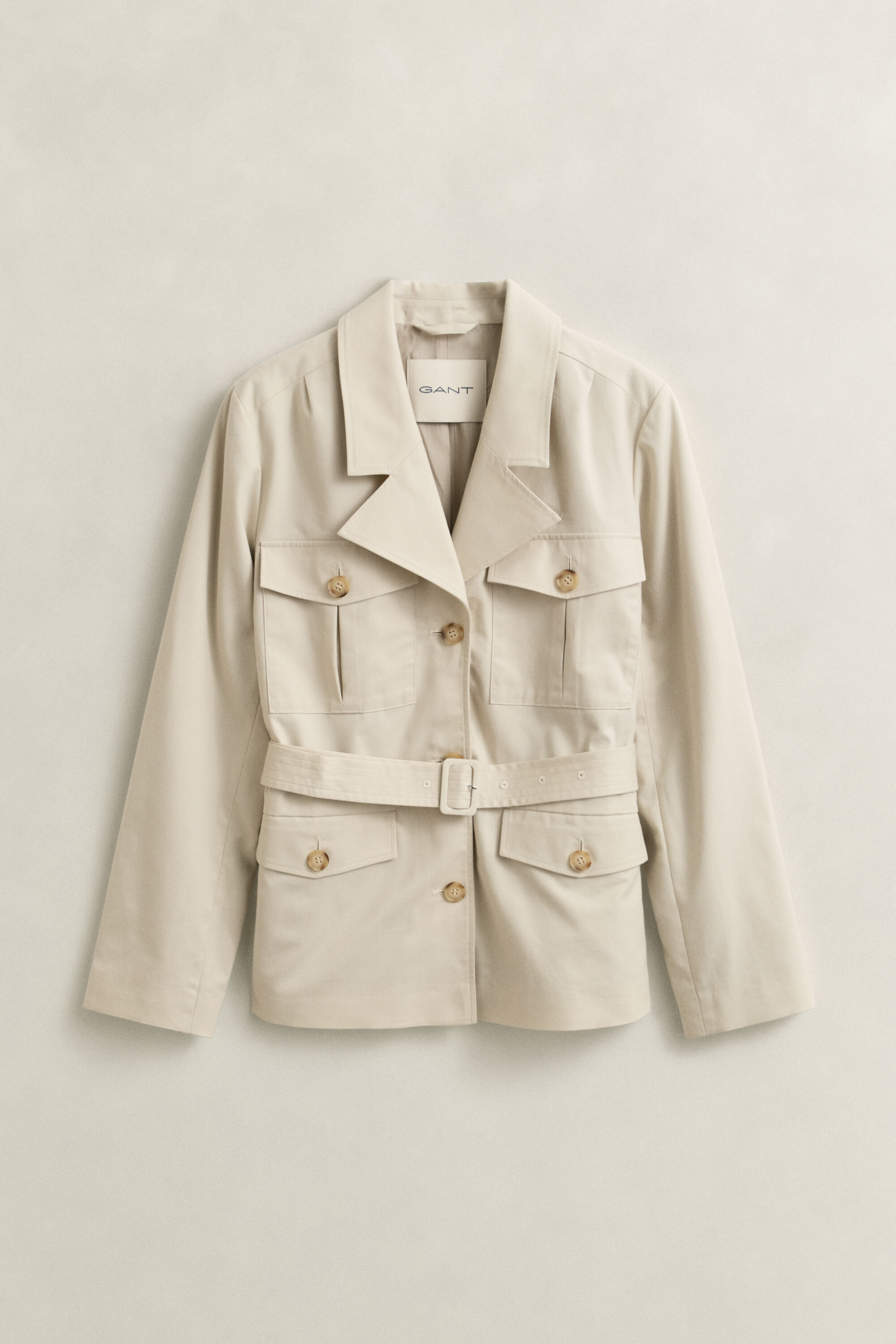 Veste style militaire avec ceinture