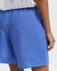 Relaxed Fit Leinenmix Pull-On Shorts