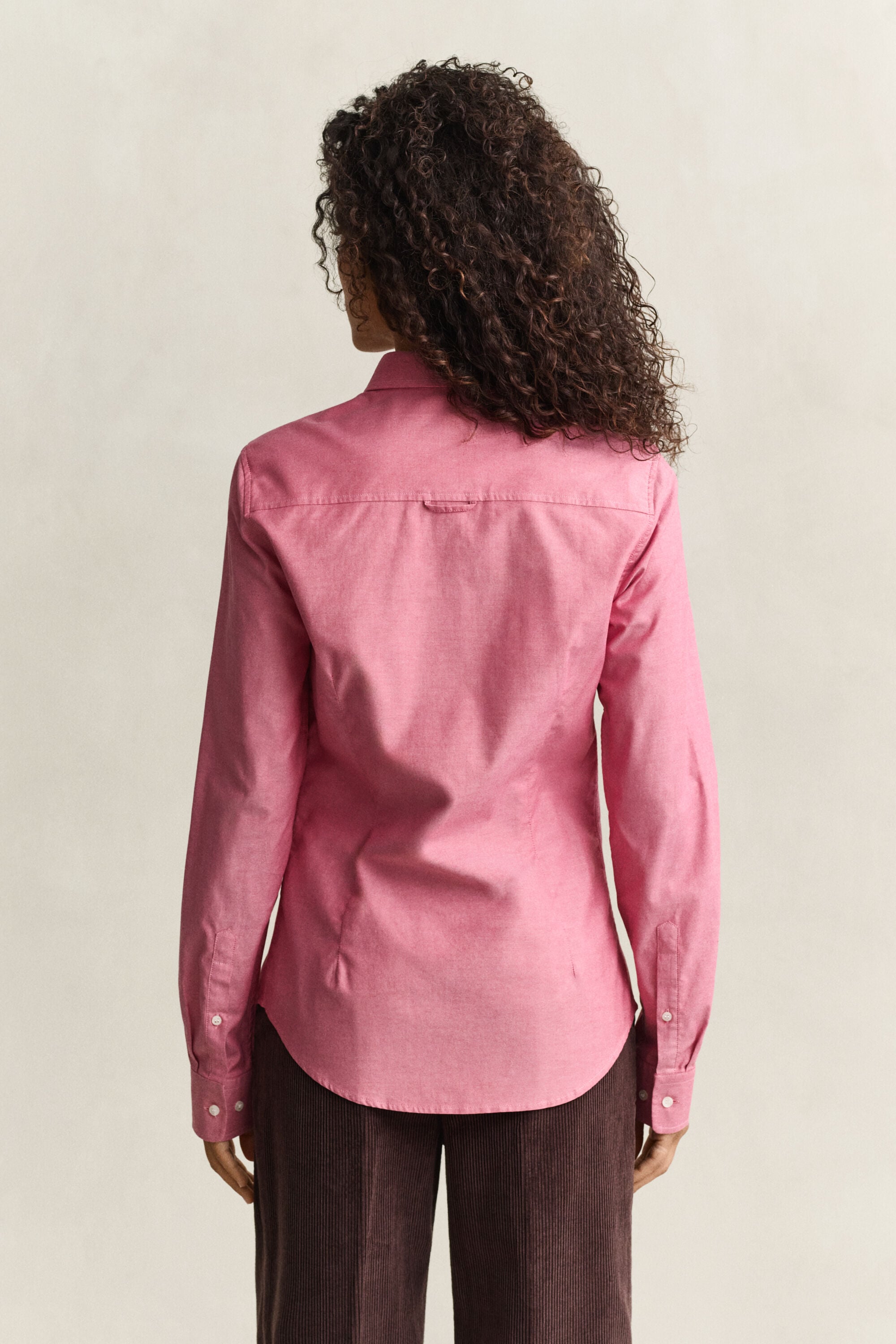 Classic Slim Fit Oxford-Bluse mit Stretch