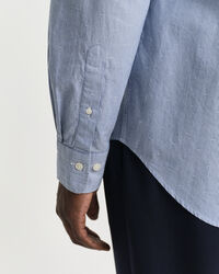 Regular Fit Dobby Dot Hemd mit Streifen