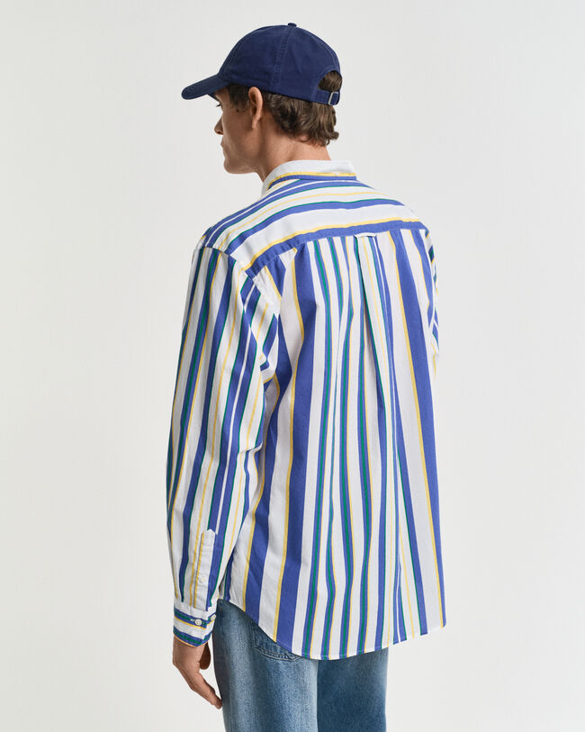 Relaxed Fit Hemd mit Streifen-Print