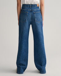 Teen Girls Jeans mit geradem Bein und Saumschlitz