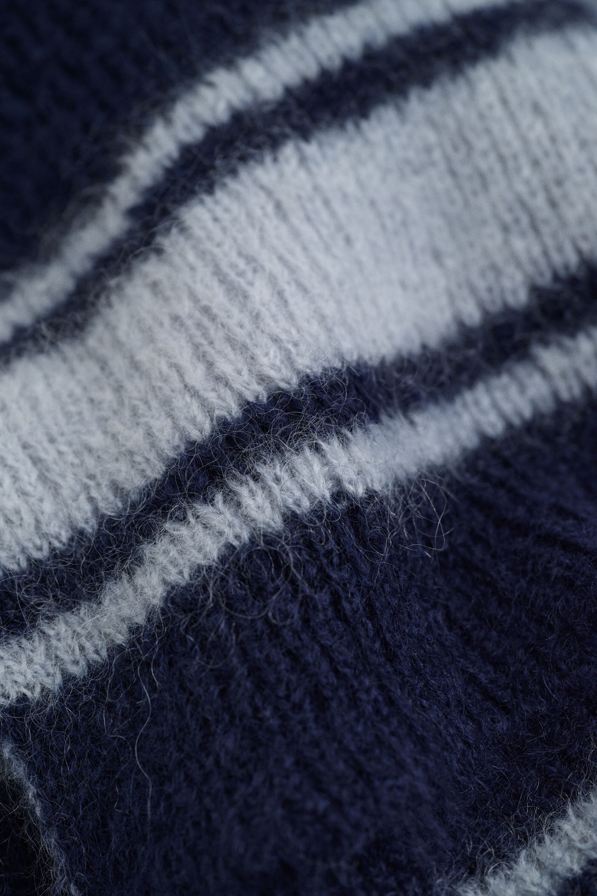 Striped Mohair Scarf