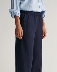 Relaxed Fit Leinenmix Pull-On Hose