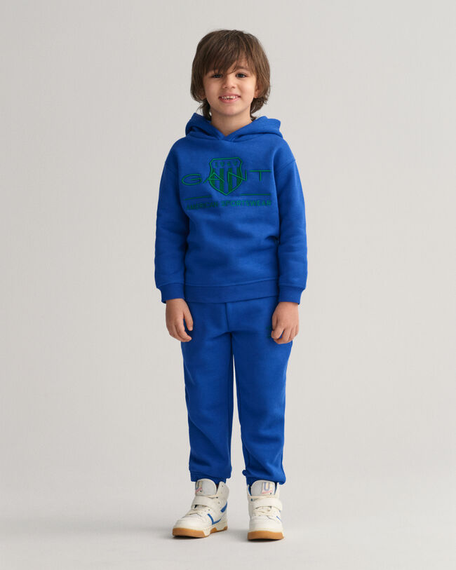 Kids Kontrast Shield Hoodie